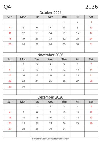 Q4 2026 Portrait Standard Grid