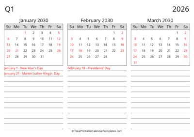Quarter 1 2030 Side-by-Side Mini Grid